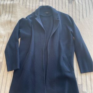 Jcrew navy sweater blazer